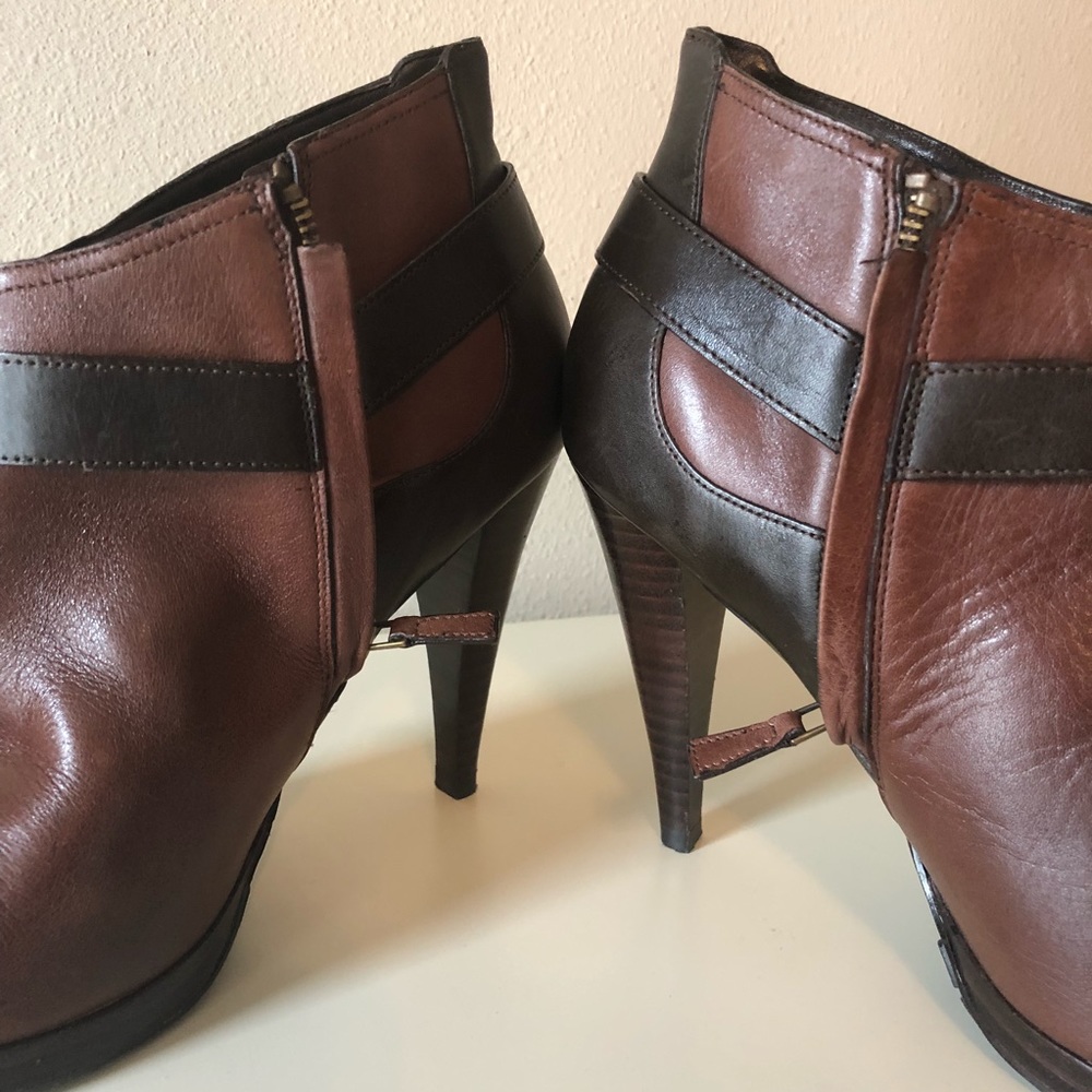 Cole Haan 2-tone leather heels Sz 10b - Picture 5 of 8